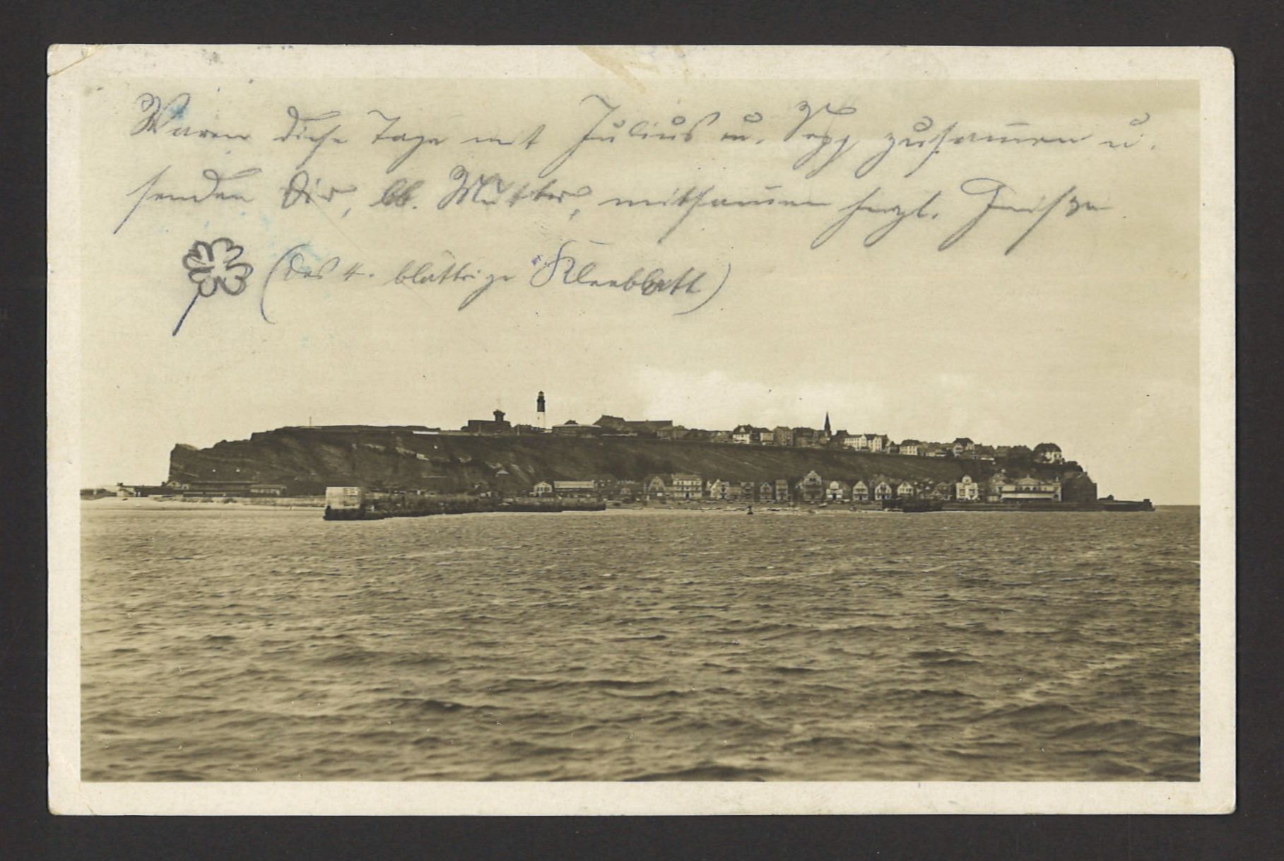 Deutsches Reich 1930 Postkarte Helgoland EF MiNr 412 + SoSt IPA