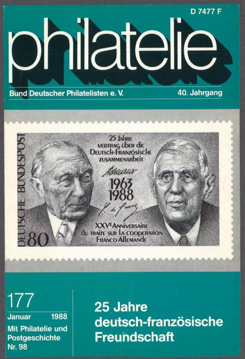 Philatelie. Magazin des Bundes Deutscher Philatelisten e.V. 40